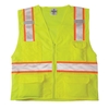 Kishigo S, Lime, Class 2, Solid Front With Mesh Back Vest 1163-S